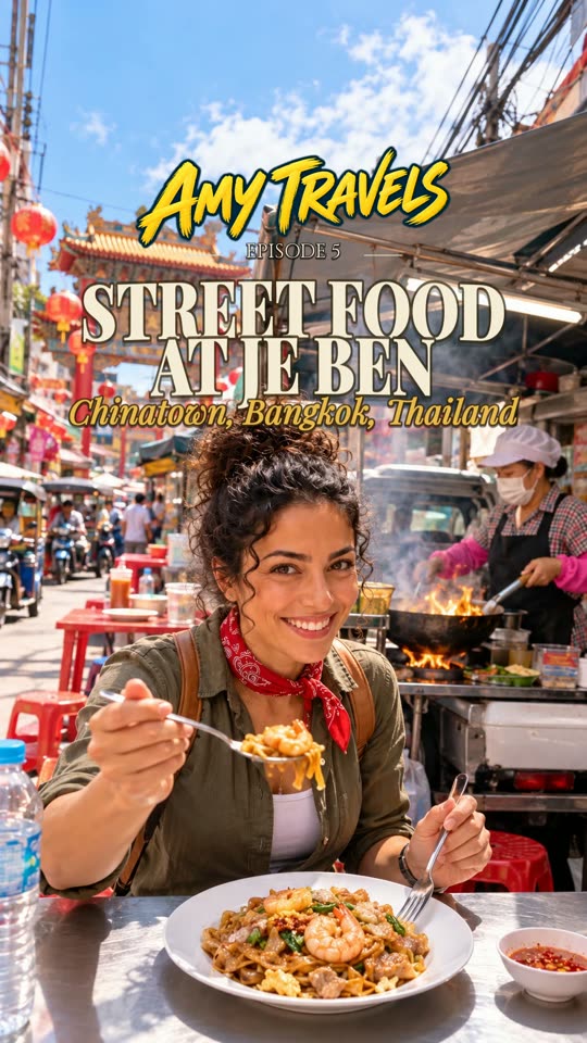 Amy Travels Episode 5: Je Ben street food